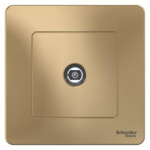 Розетка телевизионная TV 1-м СП Blanca коннектор титан SE BLNTS000014 1210365