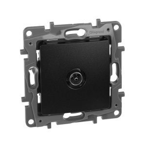 ETIKA Розетка TV тип звезда антрацит 672651