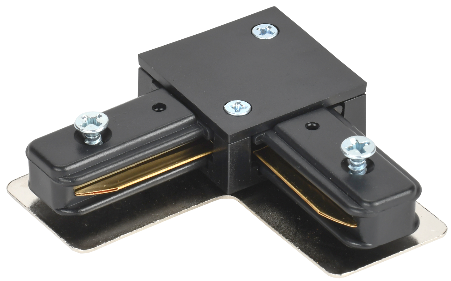 LIGHTING Соединитель L-образный внутренний для однофазного шинопровода черный IEK LT-SO0D-SLV-1-K02