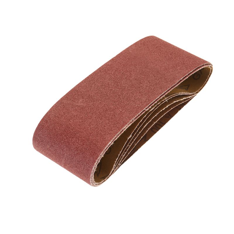 Лента шлифовальная бесконечная, 75х457мм, P100 (5 шт/уп) KRANZ KR-91-1333