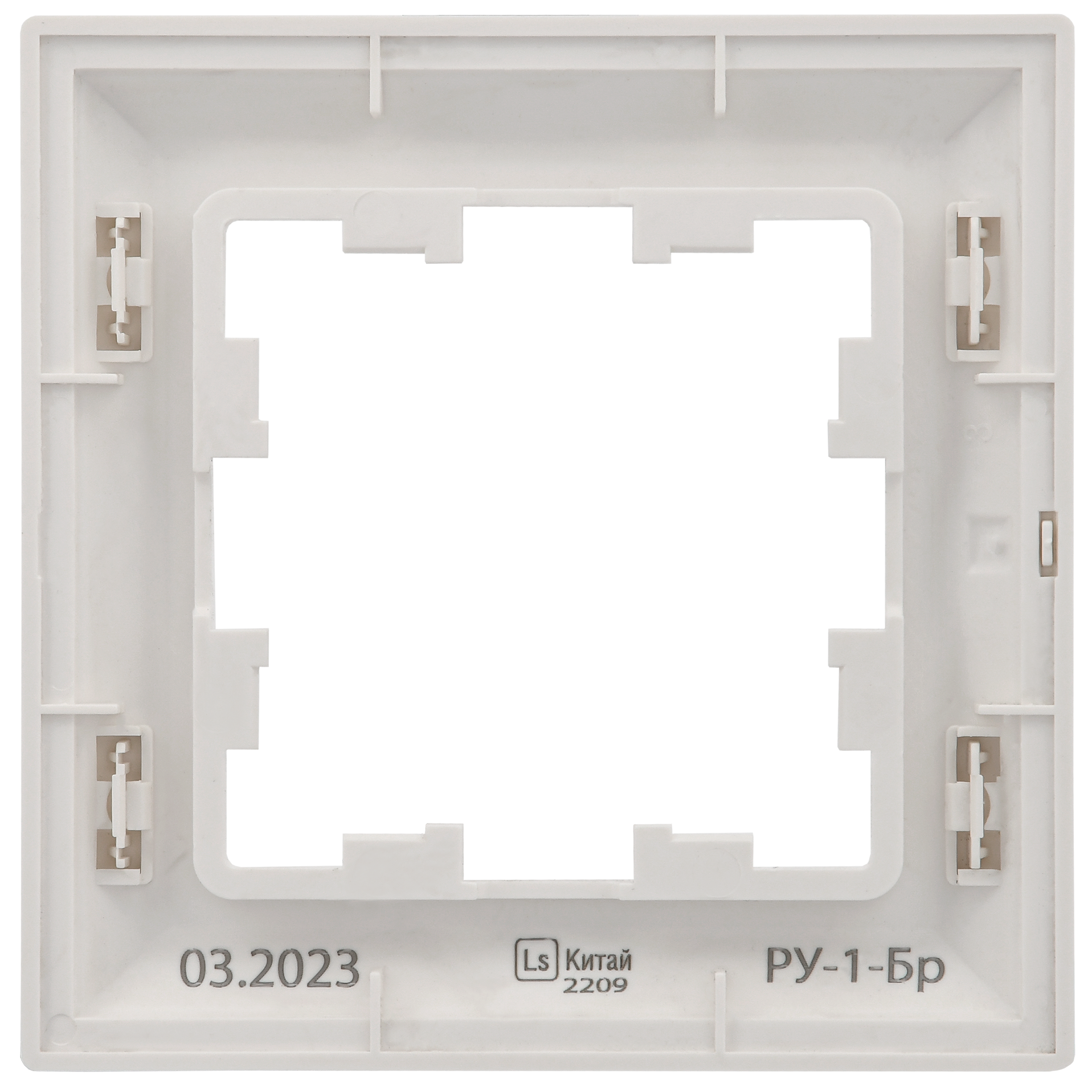 BRITE Рамка 1-местная РУ-1-Бр белый/белый IEK - Фото 6