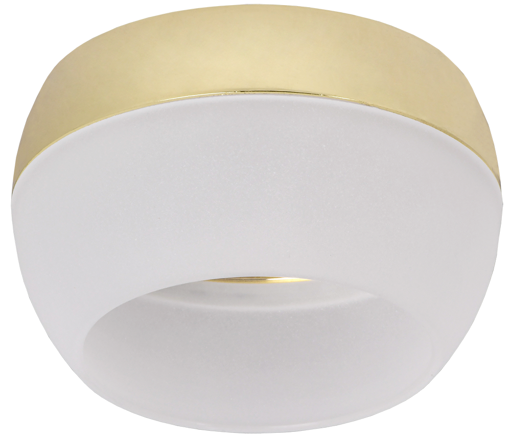 LIGHTING Светильник 4010 накладной потолочный под лампу GX53 золото IEK LT-UPB0-4010-GX53-1-K22