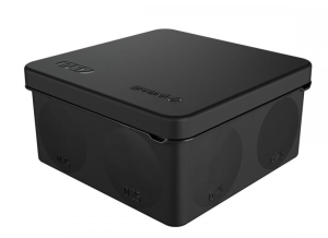 Коробка для прямого монтажа о/п 100х100х50 IP67 ЧЕРНАЯ безгалог (HF) атмосферост. (48 шт.) GREENEL P GE42455-05