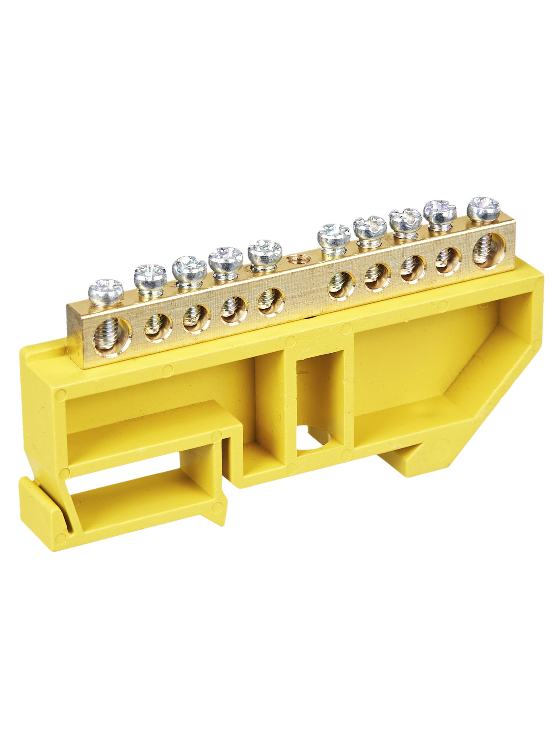 Шина PE "земля" на DIN-изол ШНИ-6х9-10-Д-Ж IEK - Фото 3