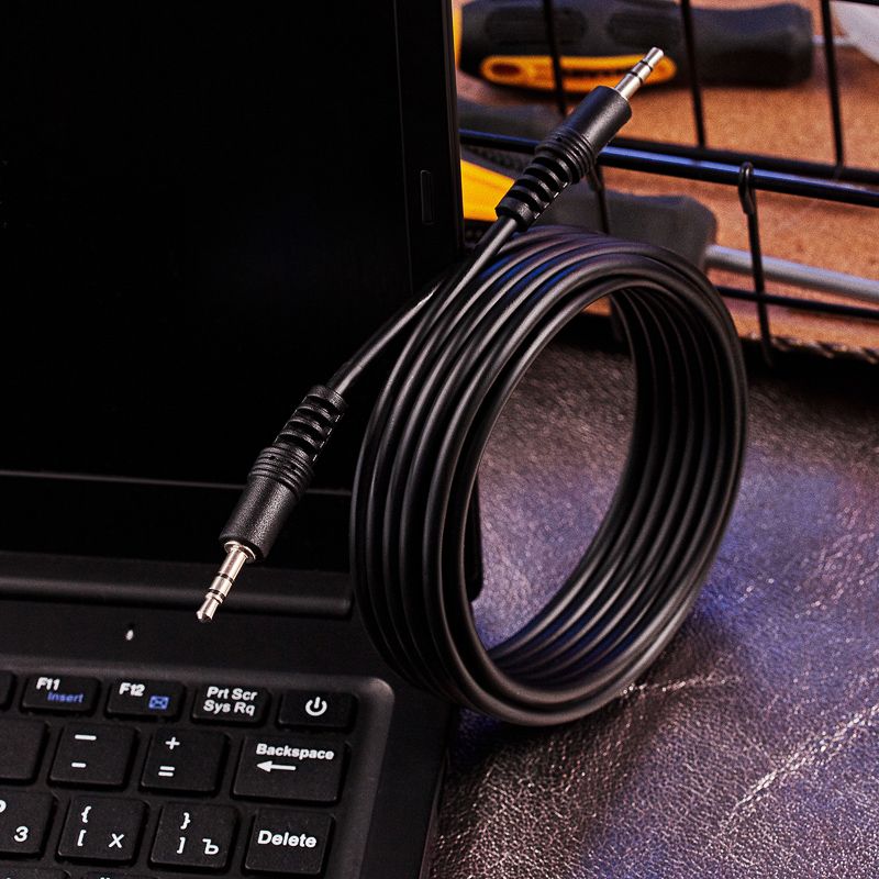 Шнур Стерео 3,5мм штекер - Стерео 3,5мм штекер, 3м REXANT - Фото 2