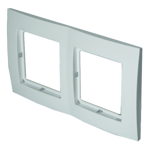 Рамка 2-местная "KD-2-Б" Белая KD-2Б