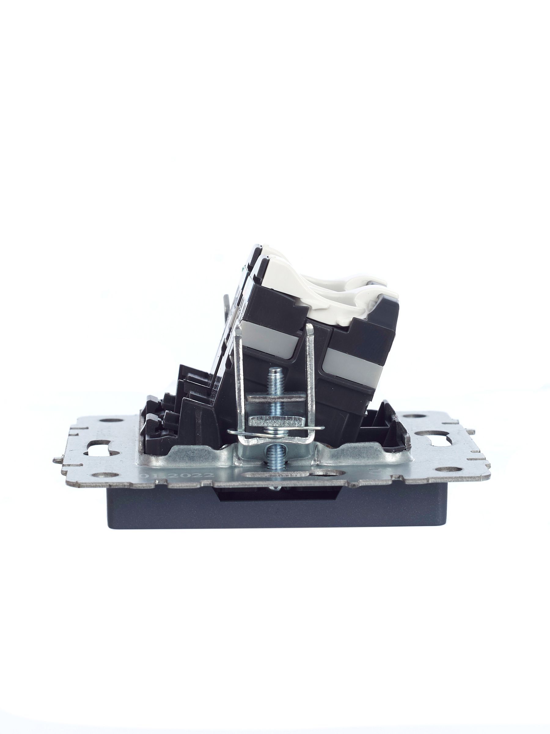 BRITE Розетка компьютерная двойная RJ45 кат.5E РК10-2-БрМ маренго IEK - Фото 7