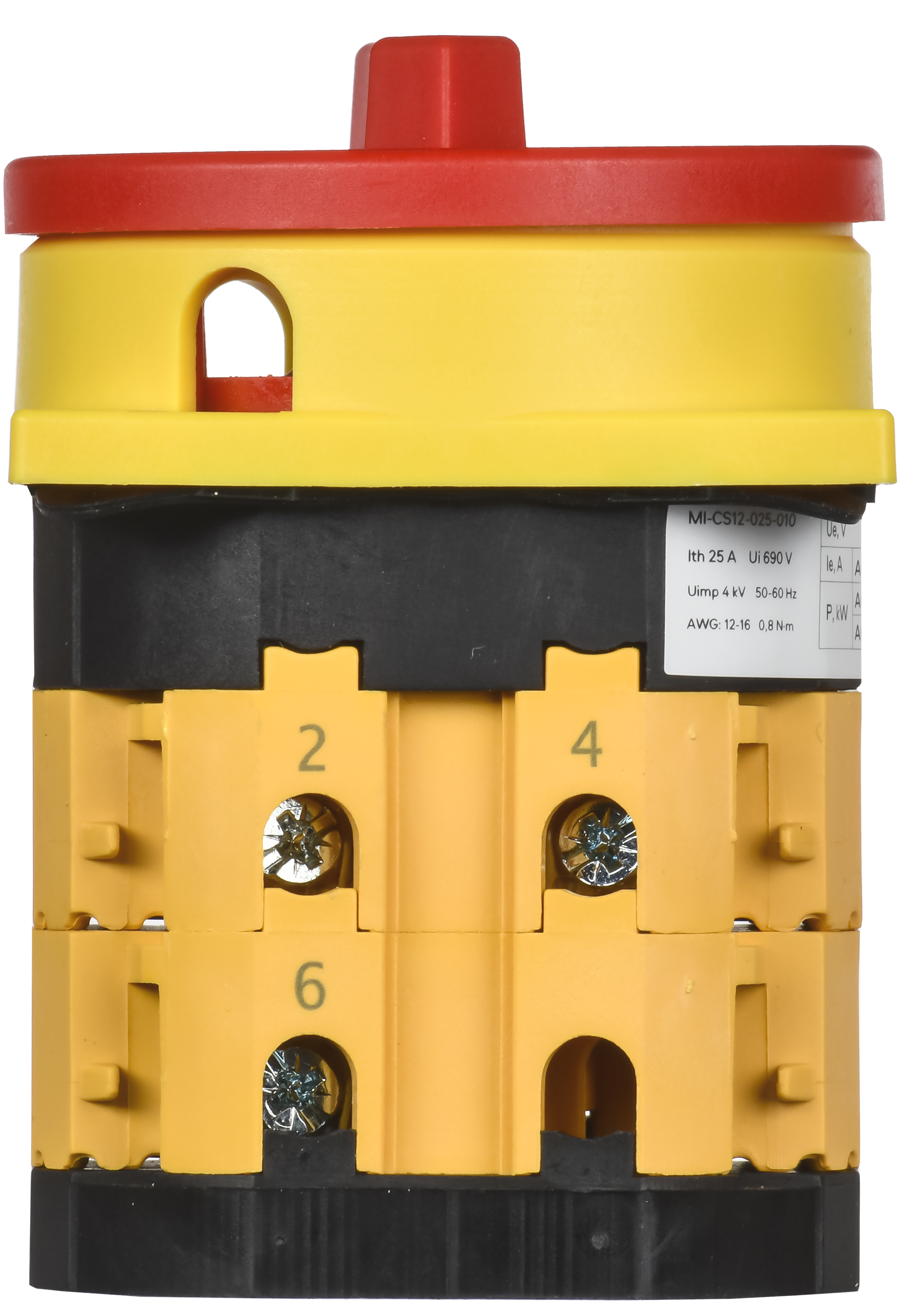 Переключатель кулачковый закрытая рукоятка аварийная 40А схема 10 IEK - Фото 5