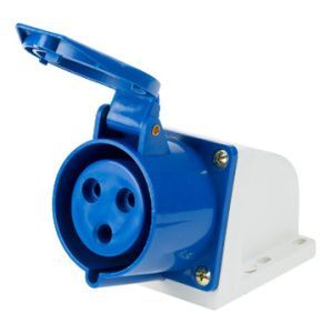 Розетка стационарная 123 2Р+РЕ, 32А, 250В IP44 0908-0009