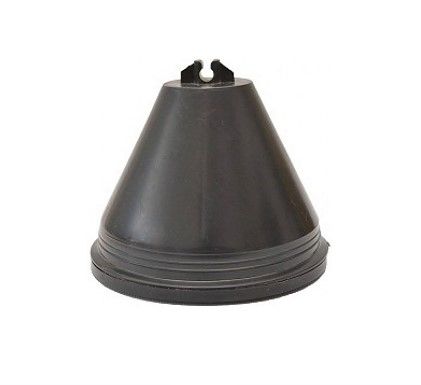 Держатель кровельный пластиковый без бетона с крышкой Н-110 (склеенный) 30003 устар