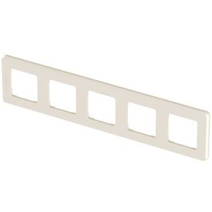 INSPIRIA Рамка 5-местная слоновая кость 673971