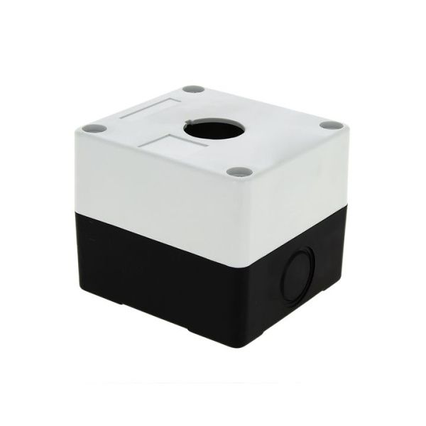 КП101 пластиковый 1 кнопка белый EKF