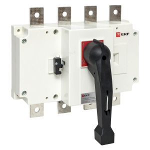 Рубильник-выключатель 400A 4P c рукояткой управления для прямой установки PowerSwitch EKF psds-400-4