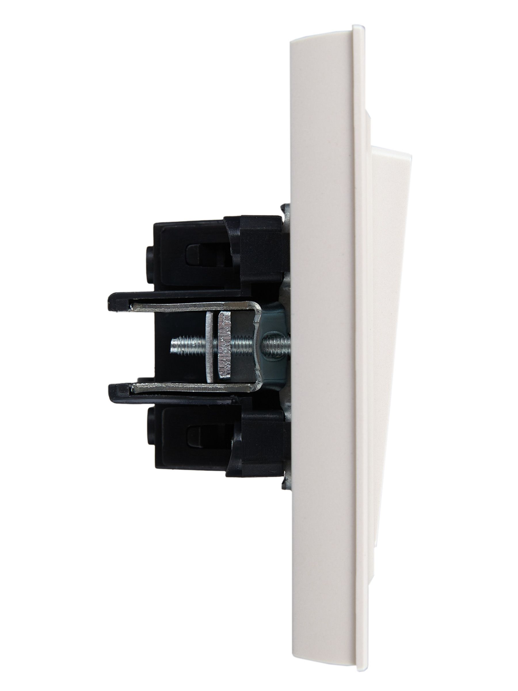 BRITE Выключатель 1-клавишный 10А в сборе ВСР10-1-0-БрЖ жемчуг IEK - Фото 6