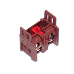 Контакт дополнит. для светосигнальной арматуры NC бордовый EKF pbn-01-r