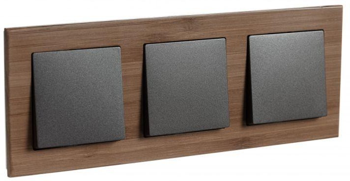 Рамка 3-м AtlasDesign Nature дерево бамбук SE ATN353203 - Фото 2