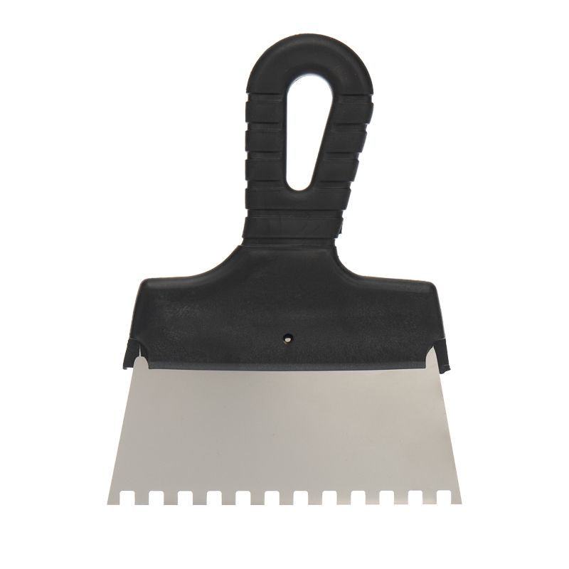 Шпатель фасадный REXANT 150 мм зуб 6х6 нержавеющая сталь, пластмассовая ручка 89-0221