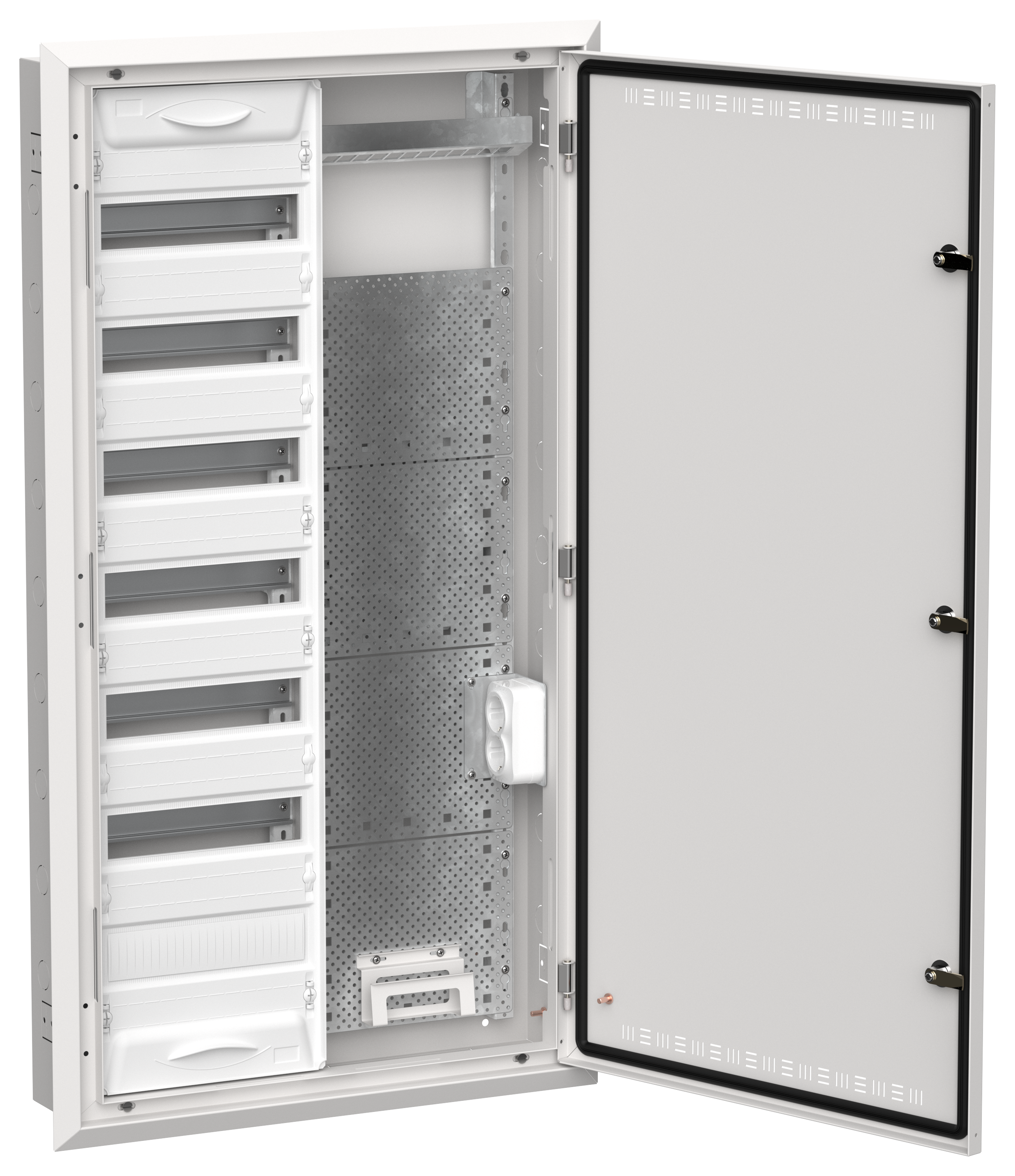 TITAN 5 Корпус комбинированный ЩРв-84 (2х84) 1130х625х130мм IP30 белый IEK TI5-51-V-2X084-30