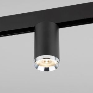 Slim Magnetic R06 Трековый светильник 10W 4200K Ringe (черный/серебро) 85506/01 Elektrostandard a061298
