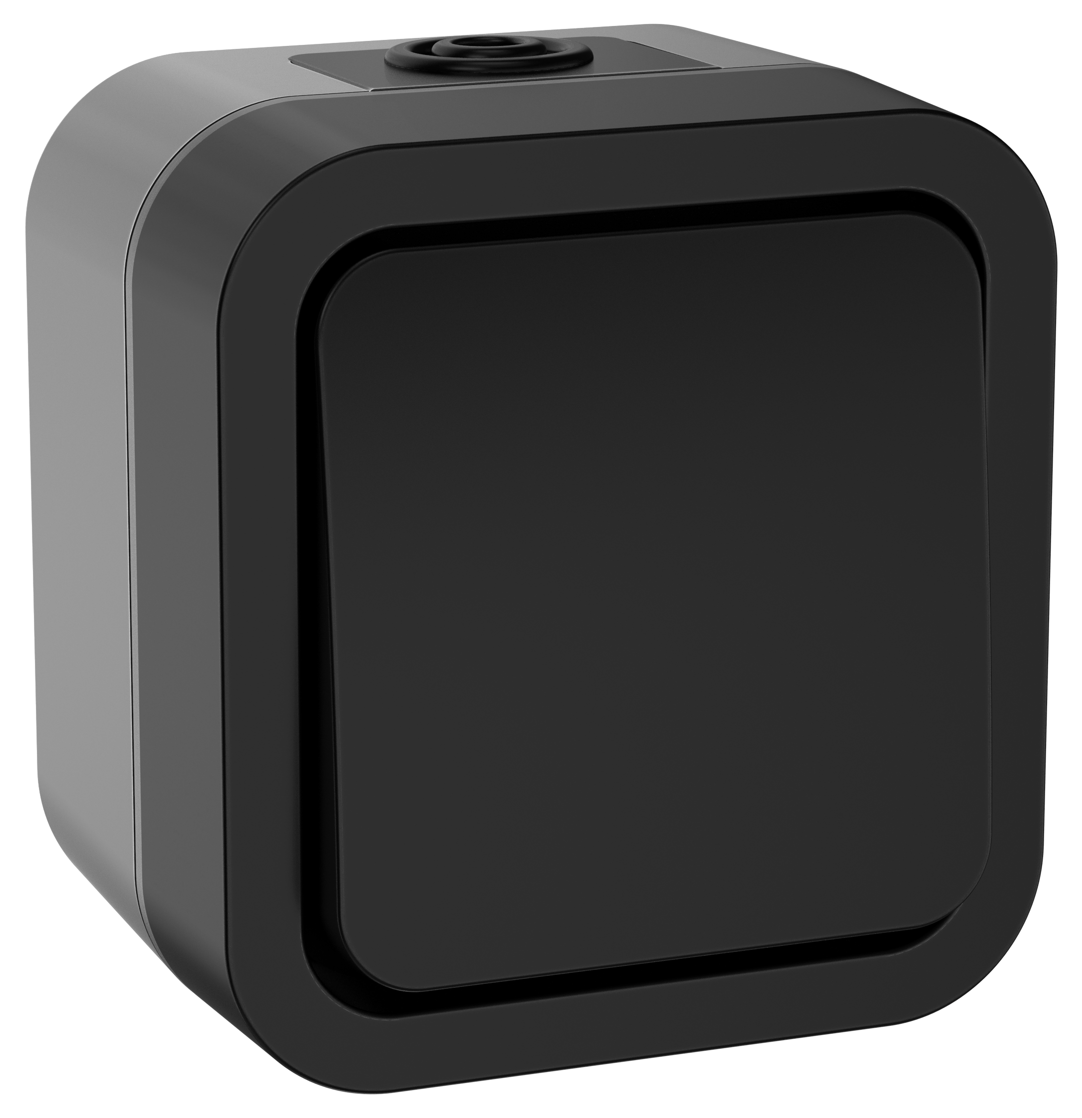 TORS Выключатель кнопочный 10А IP55 TS110 графит IEK TS-V14-0-10-55-K53