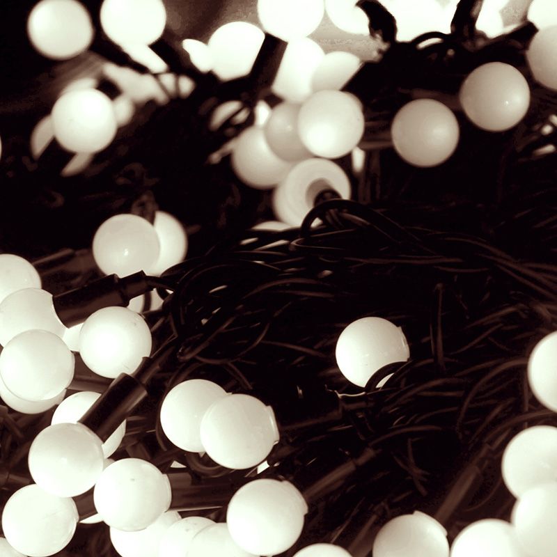 Гирлянда LED ClipLight - ШАРИКИ 24V, 3 нити по 20 м, цвет диодов Белый 323-615