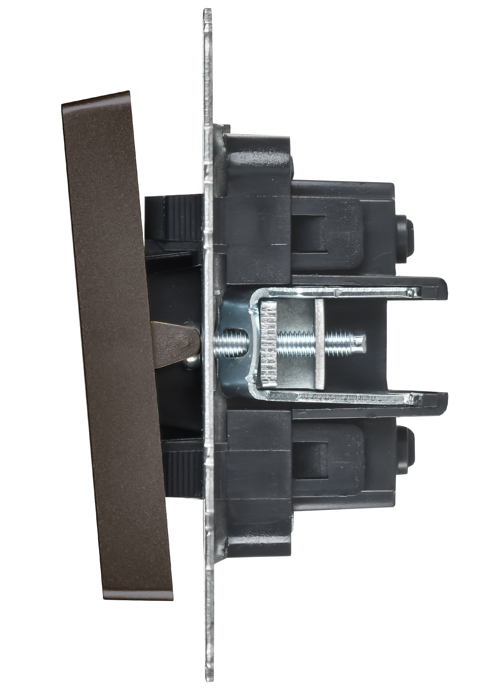 BRITE Выключатель 2-клавишный перекрестный 10А ВС10-2-3-БрТБ темная бронза IEK - Фото 3