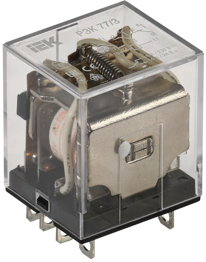 Реле РЭК77/3(LY3) 10А 12В AC IEK