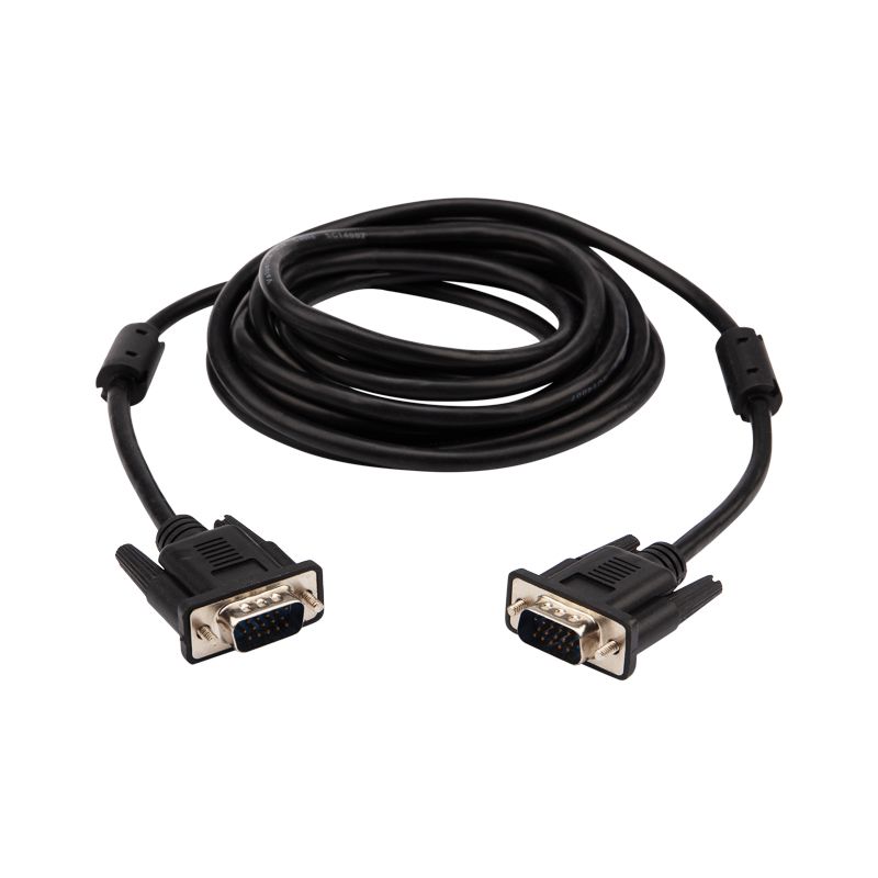Шнур VGA - VGA с ферритами, 1,8м, черный PROconnect 17-5503-6