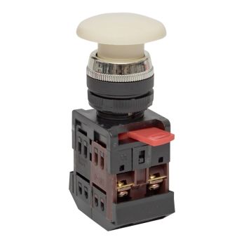Кнопка AEA-22 белая NO+NC Грибок EKF