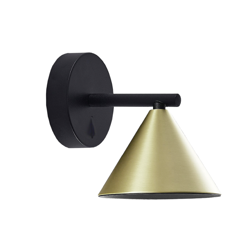 Накладной светильник WOLTA WSL-GU10/W08G IP20 под лампу GU10 Чёрный/золото BELLO 140x135 1/12 - Фото 4