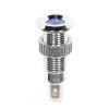 Индикатор металл Ø8 220В подсв/синяя LED  REXANT 36-4721