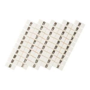 Маркеры для JXB-ST/Push-in 6 с нумерацией 100-150 (100 шт.) EKF zb-st-6-100-150
