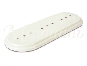 Подложка трехместная "Элегант", цвет- белый, ТМ "МЕЗОНИНЪ" GE70713-01 GE70713-01