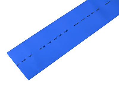 Трубка термоусаживаемая ТУТ нг 50,0/25,0мм, синяя, упаковка 10 шт. по 1м REXANT