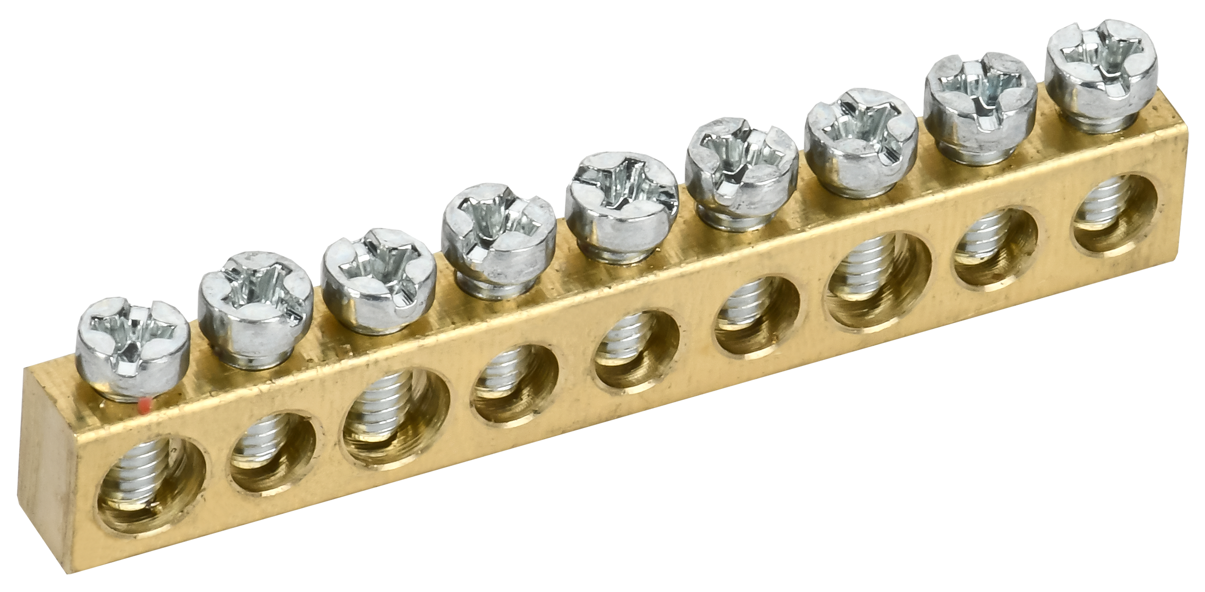 TEKFOR Шина нулевая сечение 6х9 9 отверстий IEK TF-KP00D-SN-09