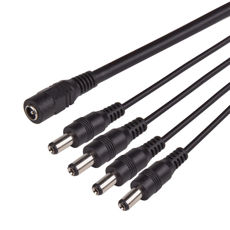 Разветвитель питания DC на 4 разъема 2,1х5,5мм REXANT 14-0319