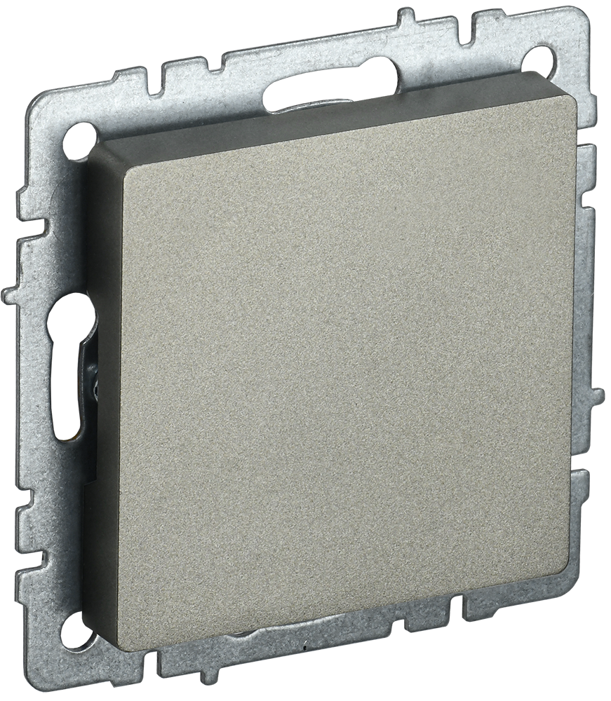 BRITE Заглушка с суппортом МЗ10-БрШ шампань IEK BR-PL10-K37