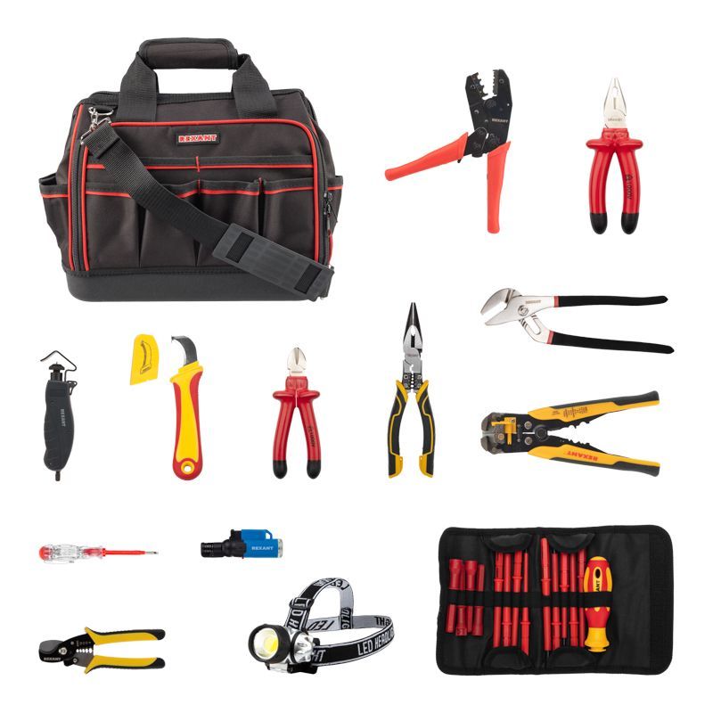 Набор инструментов электрика, 21 предмет REXANT 12-4693-2