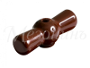 Ручка фарфоровая для поворотного выключателя, цвет - коричневая, ТМ  "МЕЗОНИНЪ" GE70001-04 GE70001-04