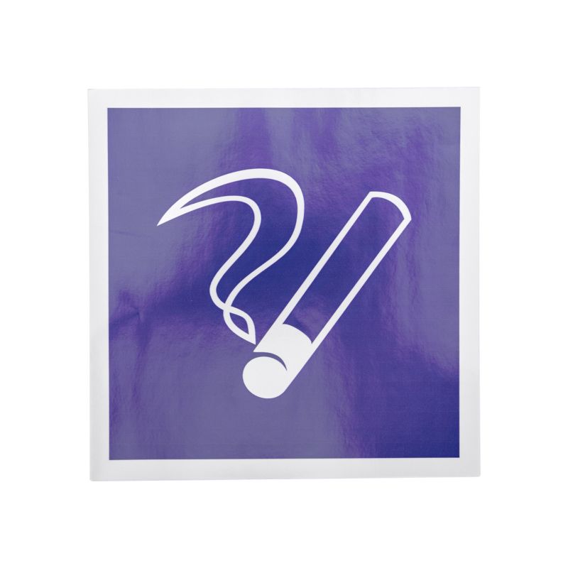 Наклейка информационный знак "Место курения" 200х200 Rexant 56-0033