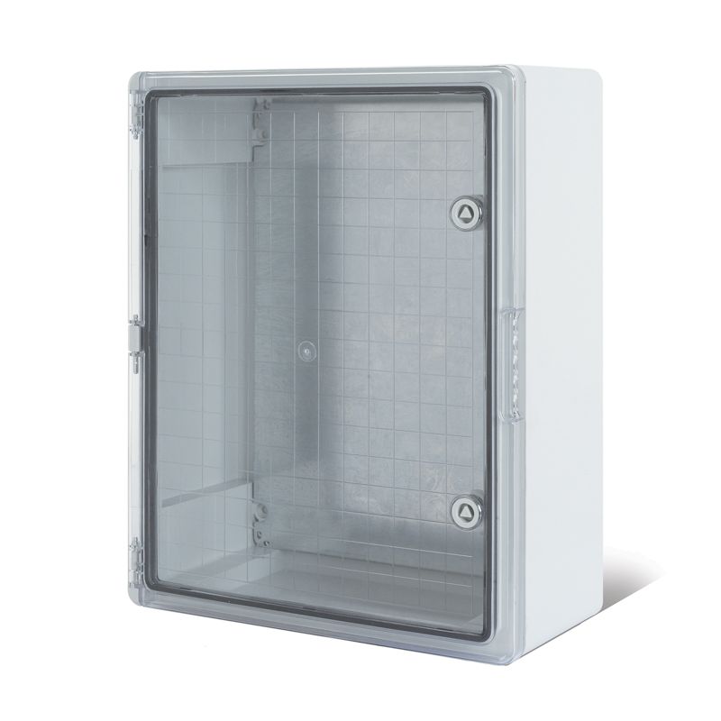 Корпус пластиковый ЩМПп с прозрачной дверцей и монтажной панелью 350х250х150мм, АБС, УХЛ1, IP65 REXANT 11-0411