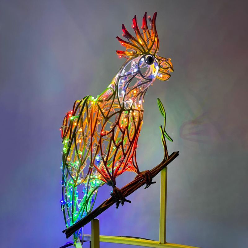 Декоративная 3D Попугай 50 см 501-659