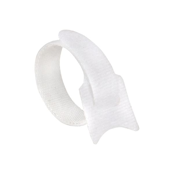 Хомут-липучка 12х135 мм белый (20 шт) EKF hlct-1-w