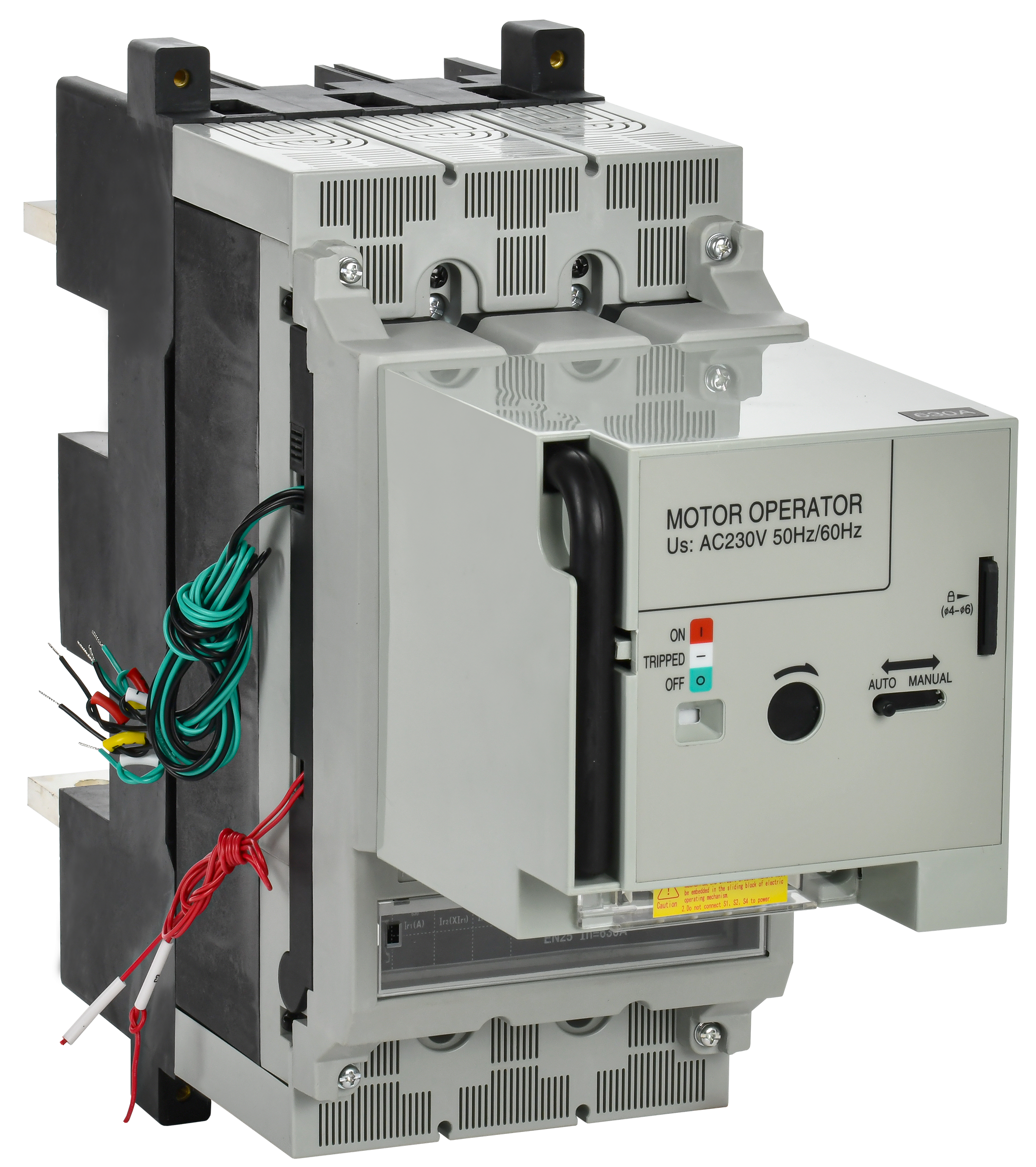 ARMAT Автоматический выключатель в литом корпусе 3P типоразмер I 85кА 630А расцепитель электронный стандартный с комплектом аксессуаров IEK AR-MCCB-3I-085-0630A-ELSF