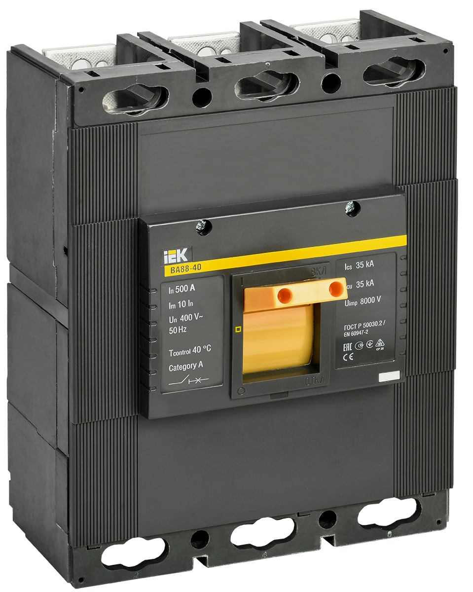 Выключатель автоматический ВА88-40 3Р 500А 35кА IEK SVA50-3-0500