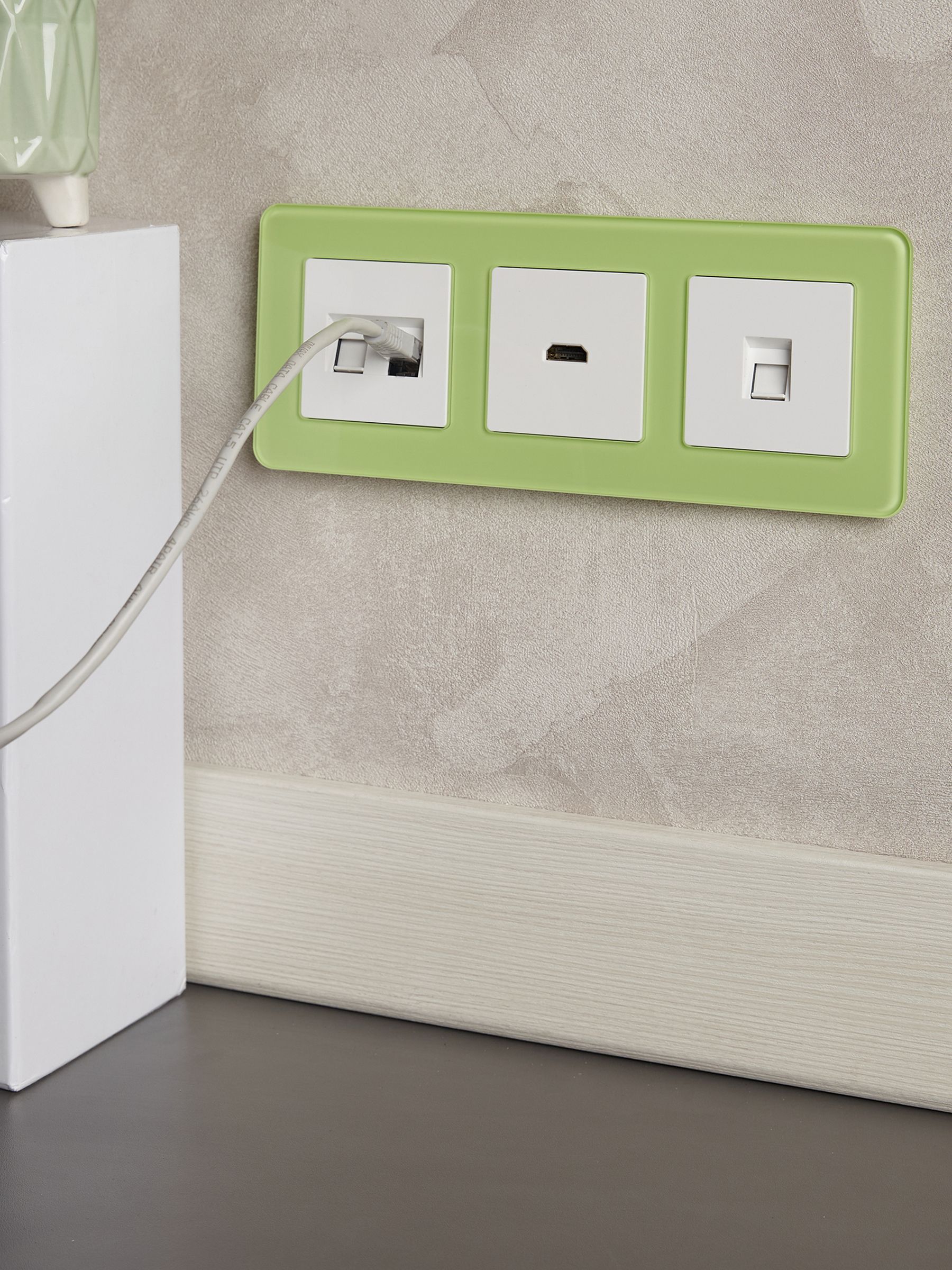 BRITE Рамка 3-местная РУ-3-2-Бр стекло эко грин RE IEK - Фото 5