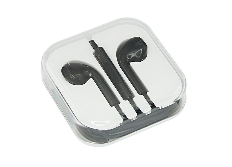 Наушники с микрофоном черные 18-1990