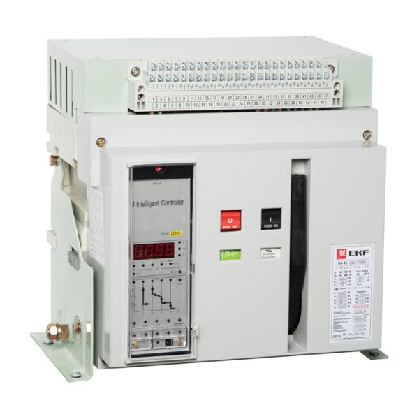 ВА-45 3200/3200А 3P 100кА стац., гориз.,ETU(220В AC), мп/нр/вкл.к.(220В AC), ав/доп. 1CO/1NC,1NO,4CO