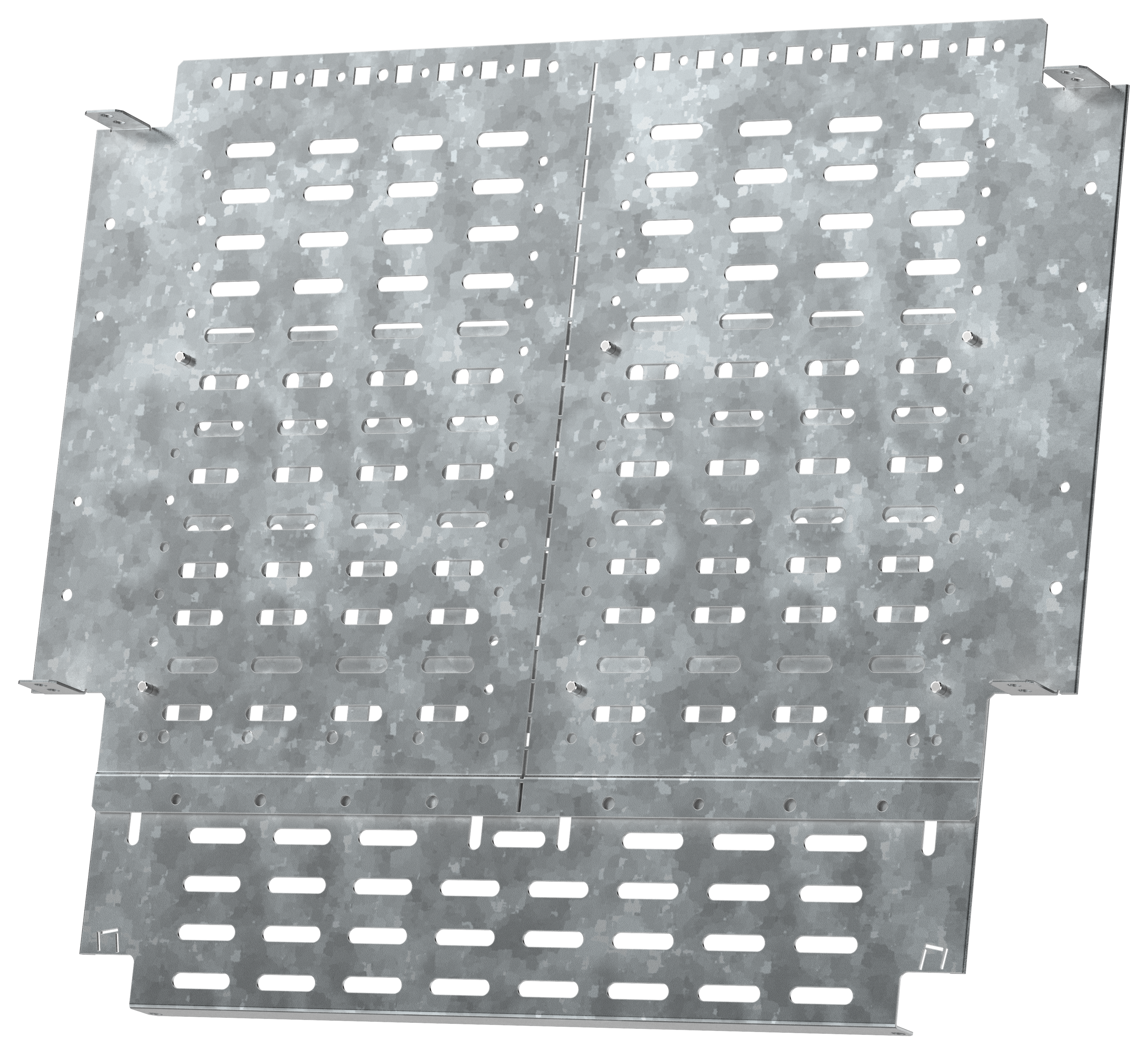 FORMAT Перегородка секционирования монтажной панели задняя горизонтальная 600х400мм в шкаф глубиной 800мм IEK FO-00-SWMP-060-040