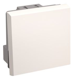 Выключатель проходной (переключатель) одноклавишный ВК4-21-00-П (на 2 модуля) ПРАЙМЕР белый IEK CKK-40D-PO2-K01